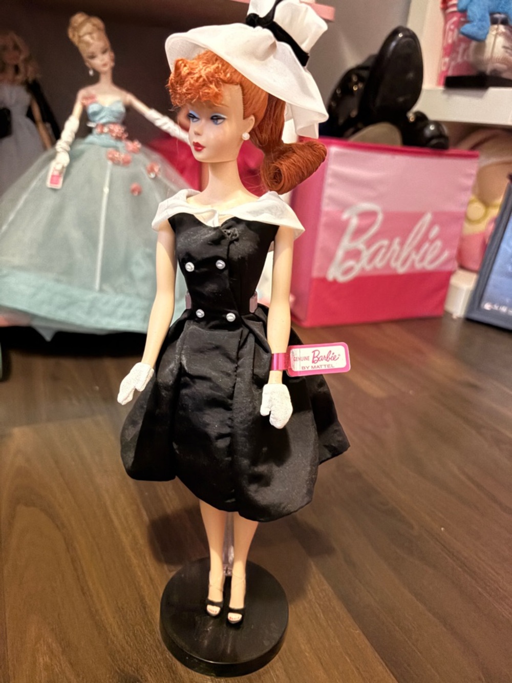 After Five Barbie Doll in Black and White Dress